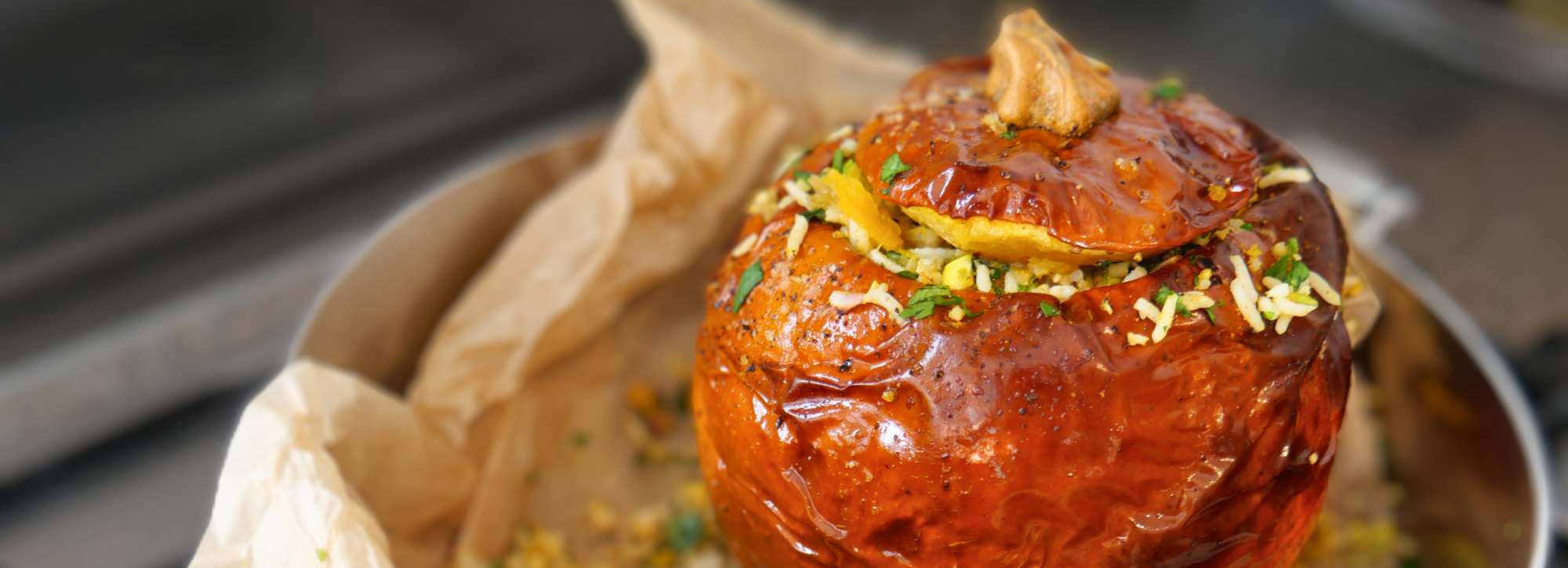 Roasted Pistachio-Stuffed Spiced Pumpkin - Buy Me Once UK