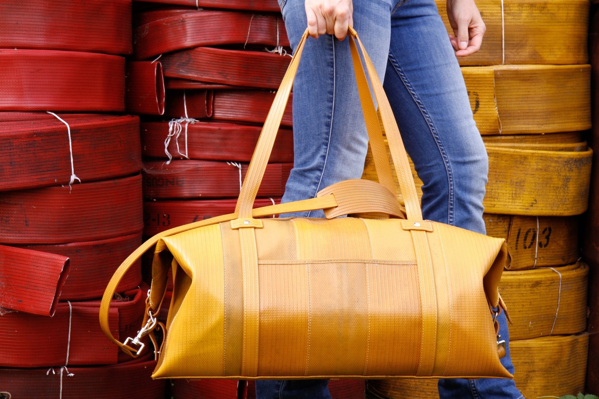 Why make bags from… reclaimed fire hoses? - Buy Me Once UK