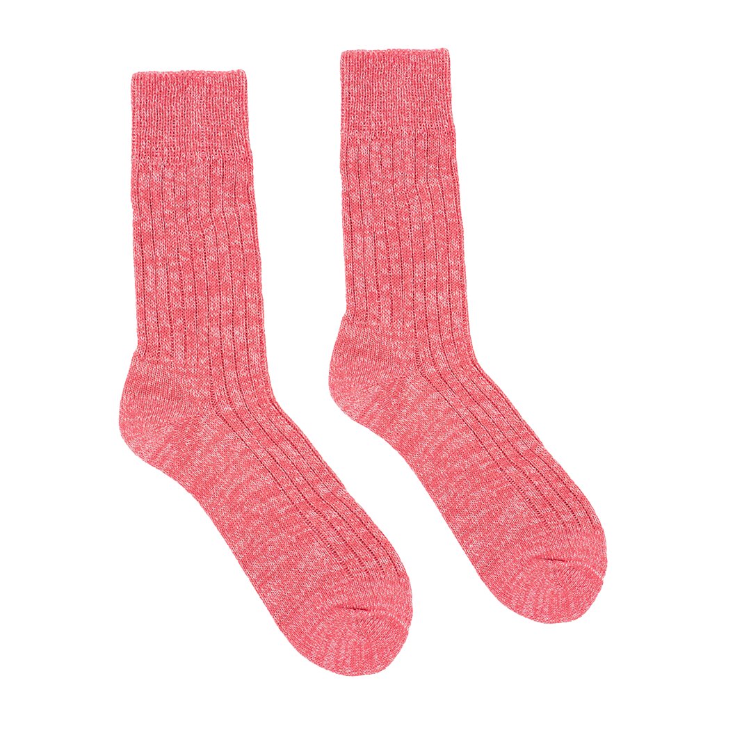 100% Recycled Socks Coral
