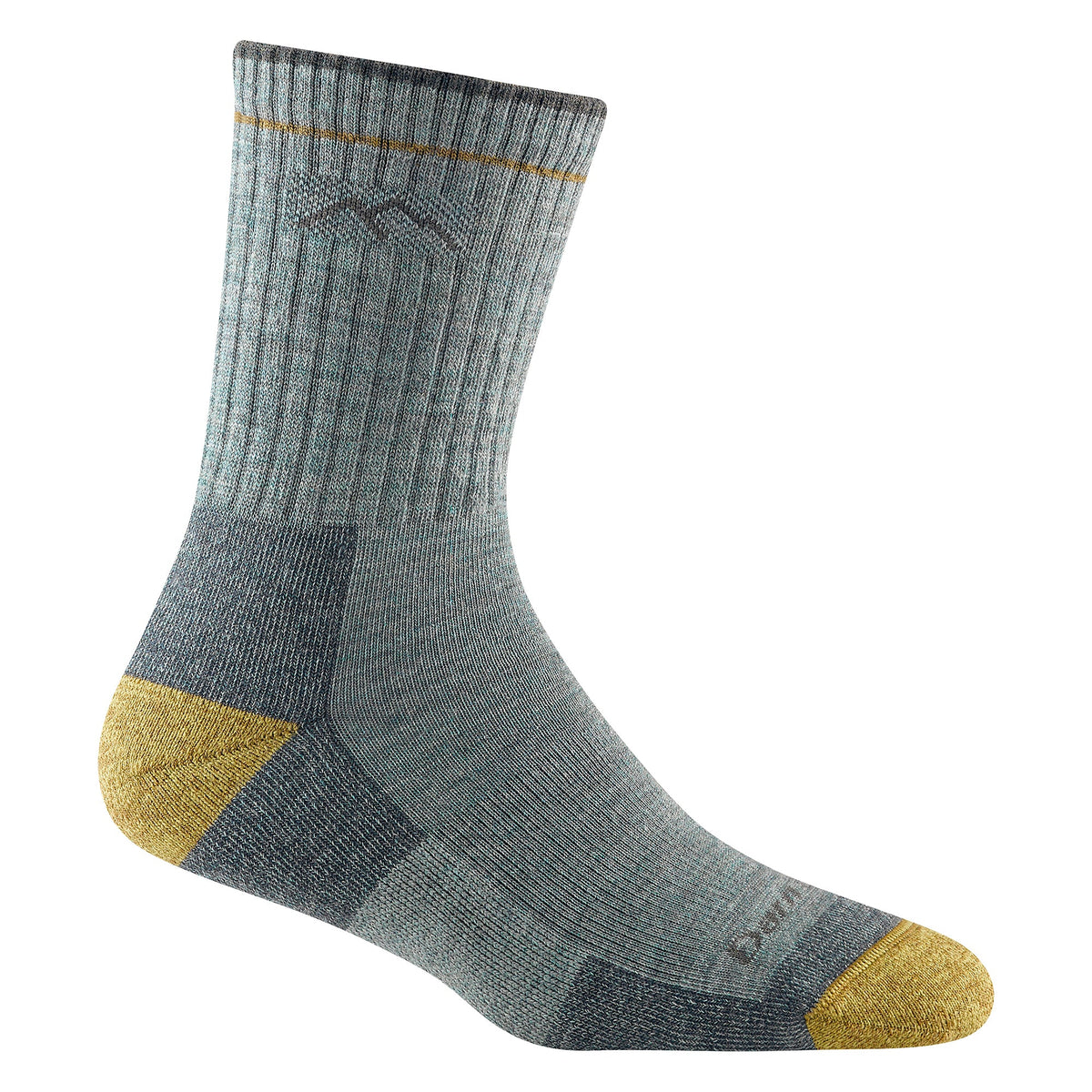 Darn Tough Ladies Micro Crew Cushioned Midweight Hiking Merino Wool Socks L / Sage – Lifetime Guarantee