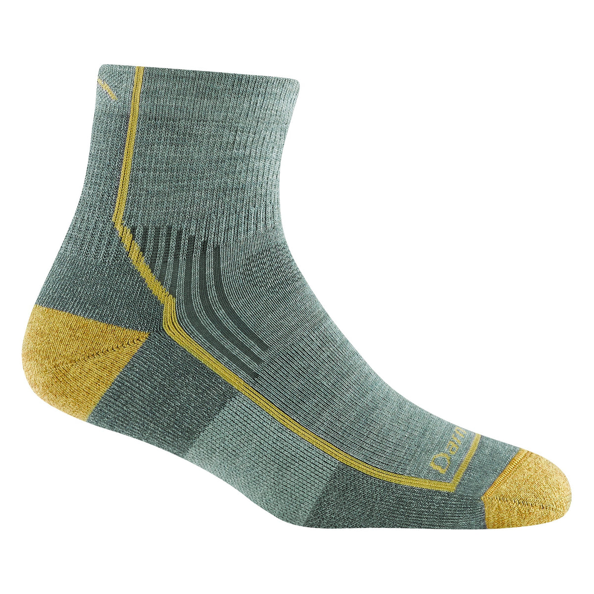 Darn Tough Ladies Ankle Midweight Hiking Seamless Merino Socks M / Sage – Lifetime Guarantee