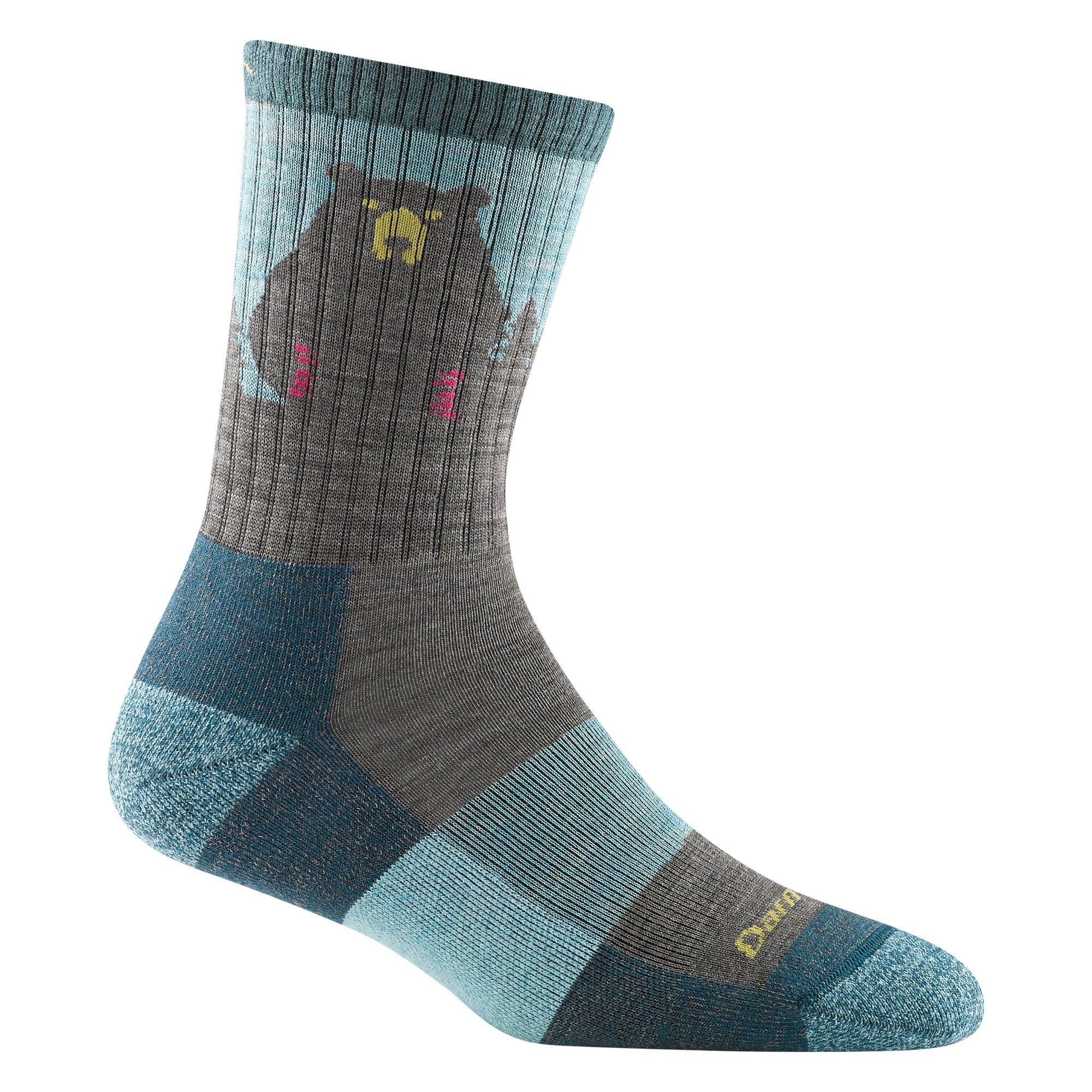 Ladies Novelty Bear Patterned Hiking Merino Socks