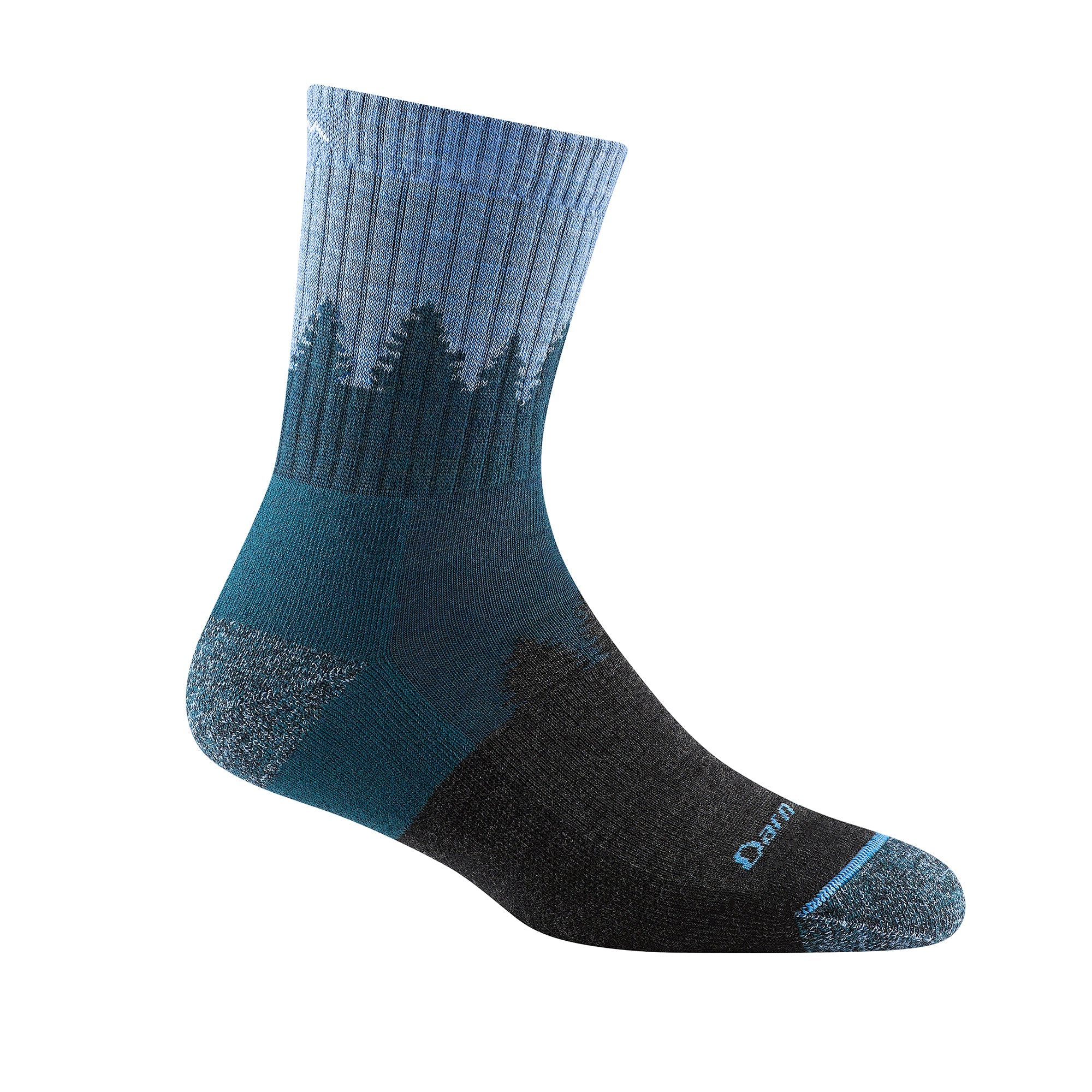 Ladies Micro Crew Midweight Hiking Merino Wool Seamless Socks