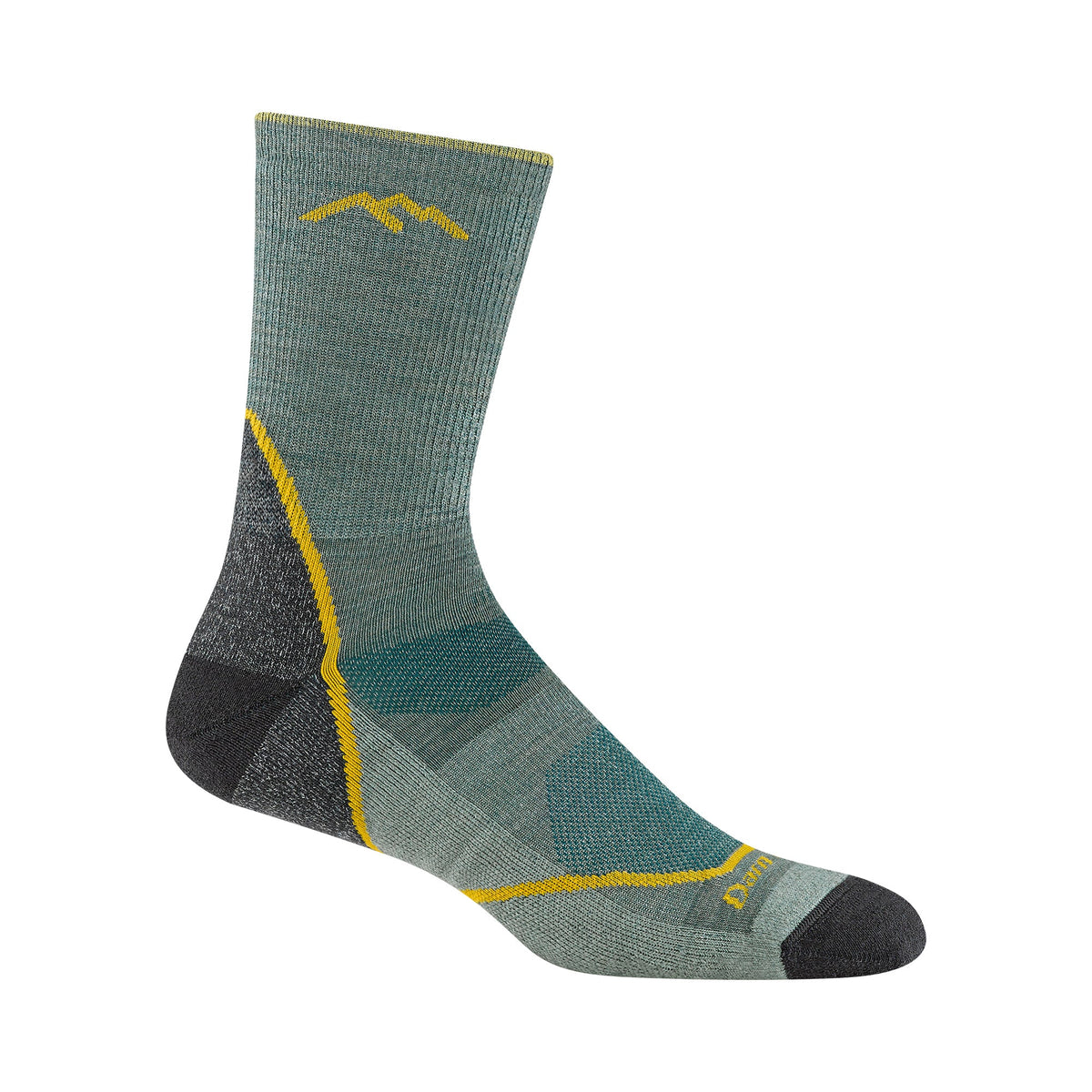 Darn Tough Mens Merino Wool Crew Lightweight Anti Blister Hiking Socks L / Seafoam – Lifetime Guarantee