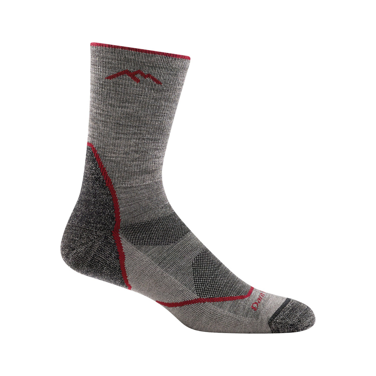 Darn Tough Mens Merino Wool Crew Lightweight Anti Blister Hiking Socks M / Taupe – Lifetime Guarantee