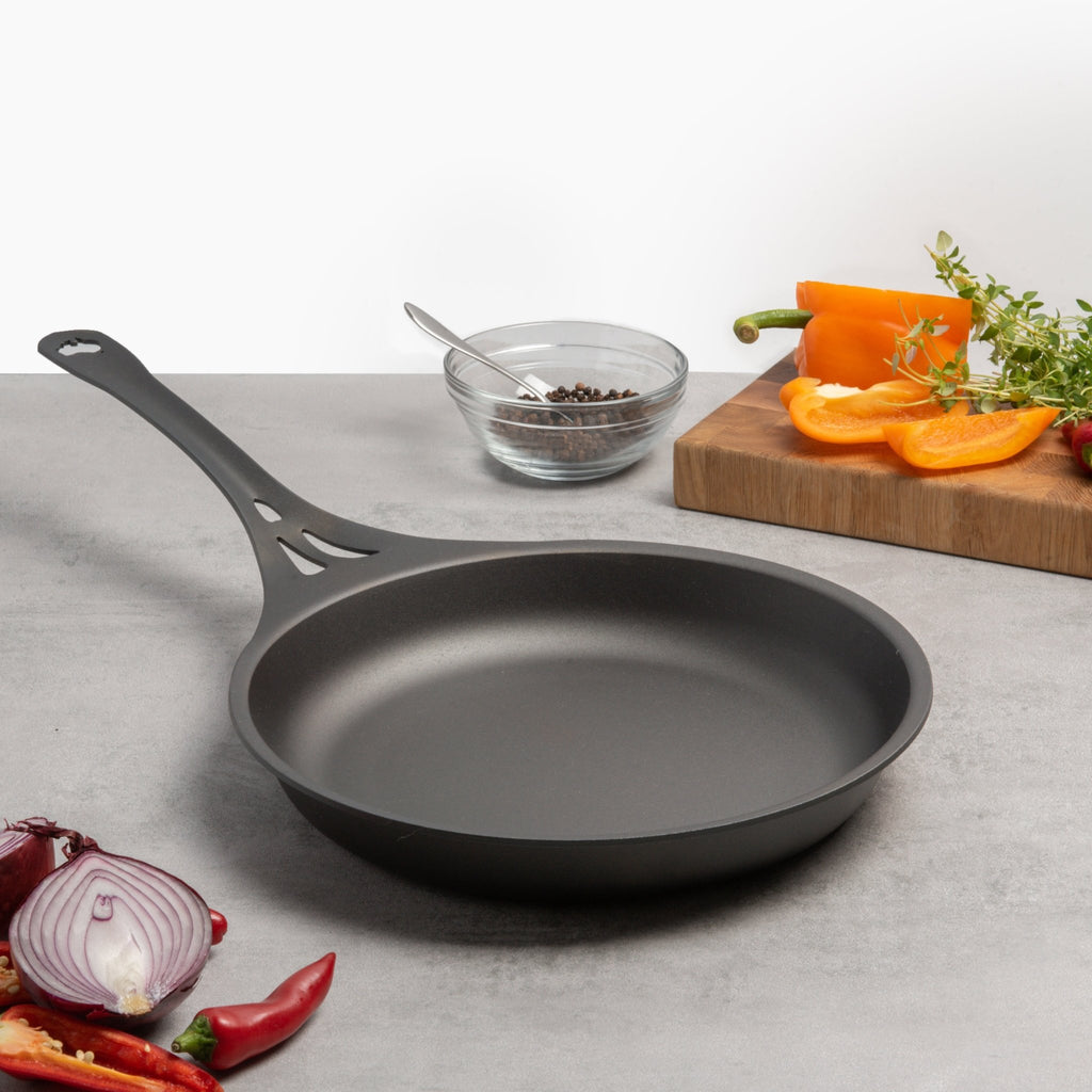 Solidteknics - 26cm Quenched Seamless Iron Frying Pan - Dropship 1 - Buy Me Once UK