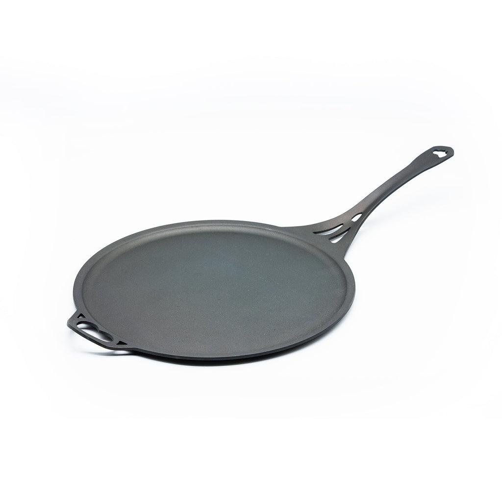 Solidteknics - 31cm Quenched Seamless Iron Crepe Pan - Buy Me Once UK