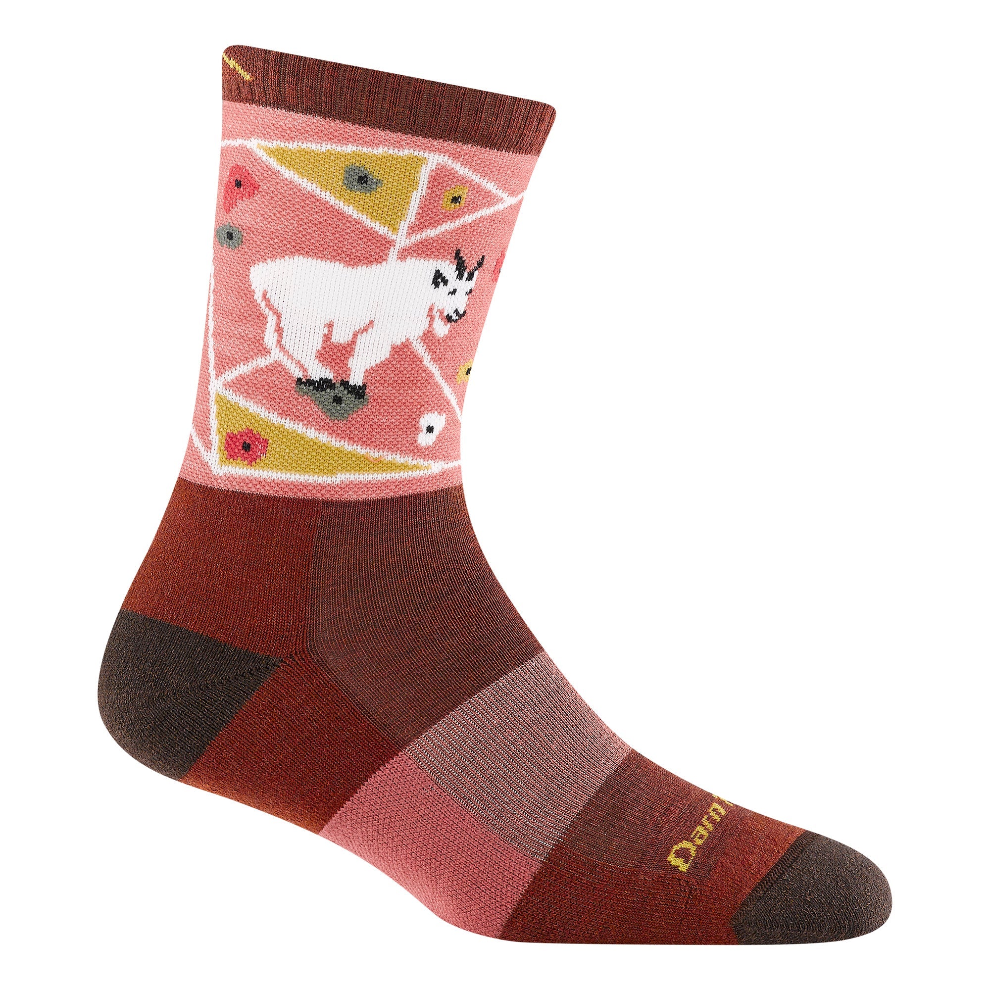 Ladies Merino Wool Animal Patterned Hiking Boot Socks