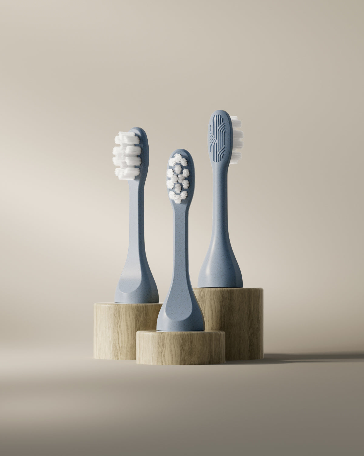 Sustainable Replacement Toothbrush Heads Pack 3