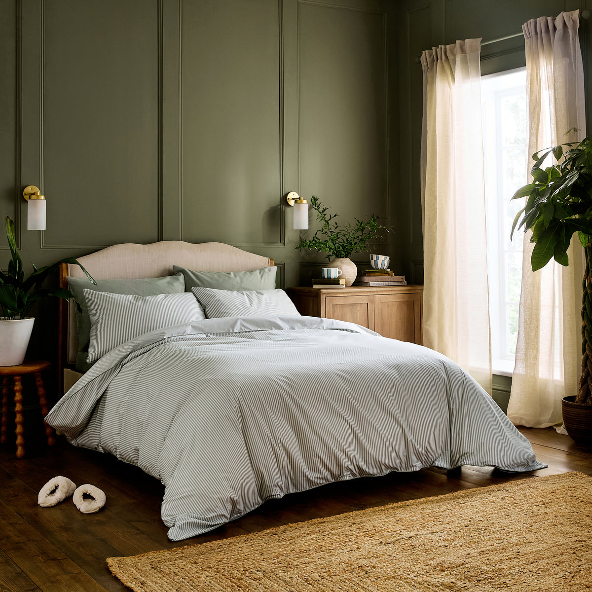Striped Bedding Set Various Colours