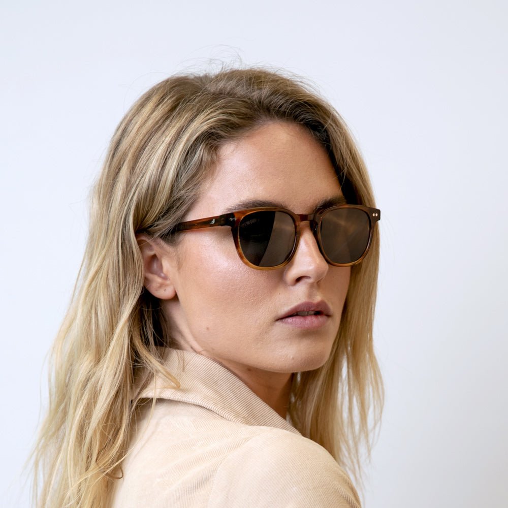 Bird Eyewear - Athene Plant-Based Sunglasses, Caramel - Buy Me Once UK