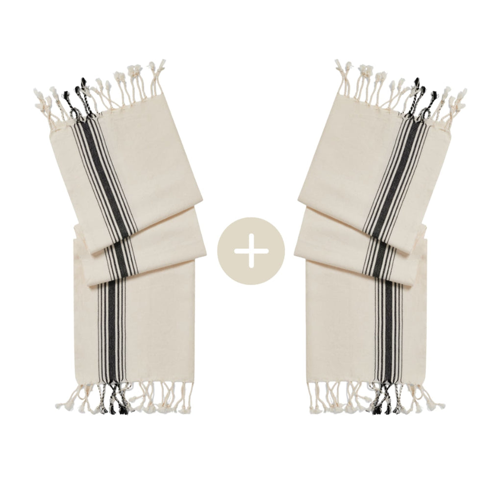 Luks Linen - Bergama Cotton Hand Towel, Set of 2 - Buy Me Once UK