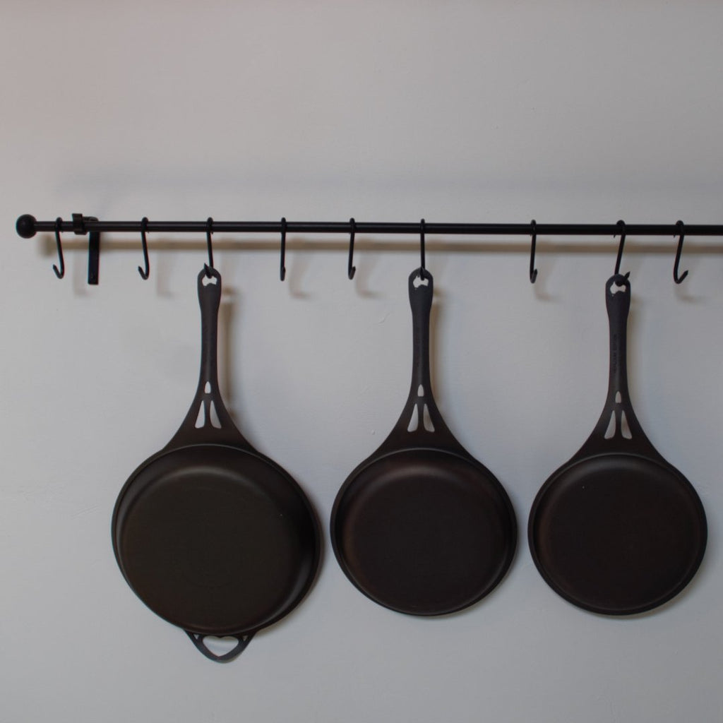 Made by the Forge - Blackthorn Iron Pan Rail - Buy Me Once UK