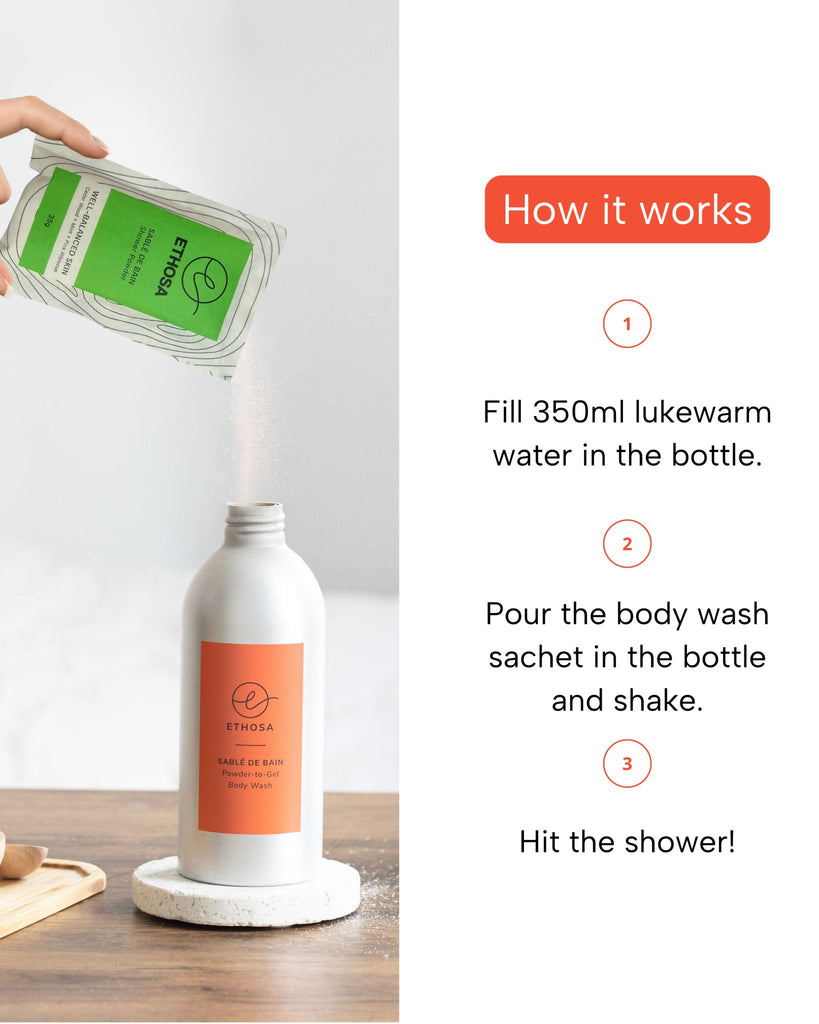 Ethosa - Body Wash Refill Starter Kit - Well Balanced - Buy Me Once UK
