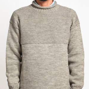 British Wool Guernsey Jumper, Oatmeal – Buy Me Once UK