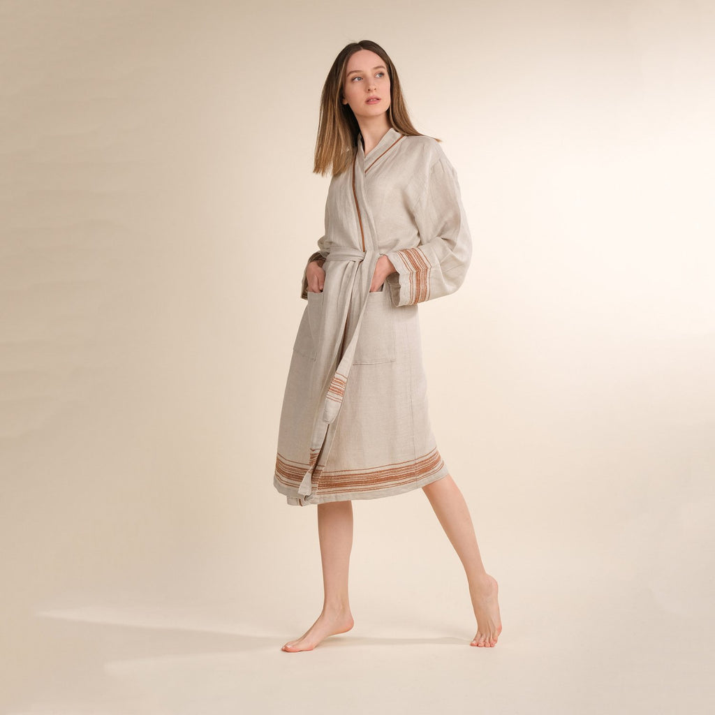 Luks Linen - Ceren Linen Lounge Gowns - Buy Me Once UK