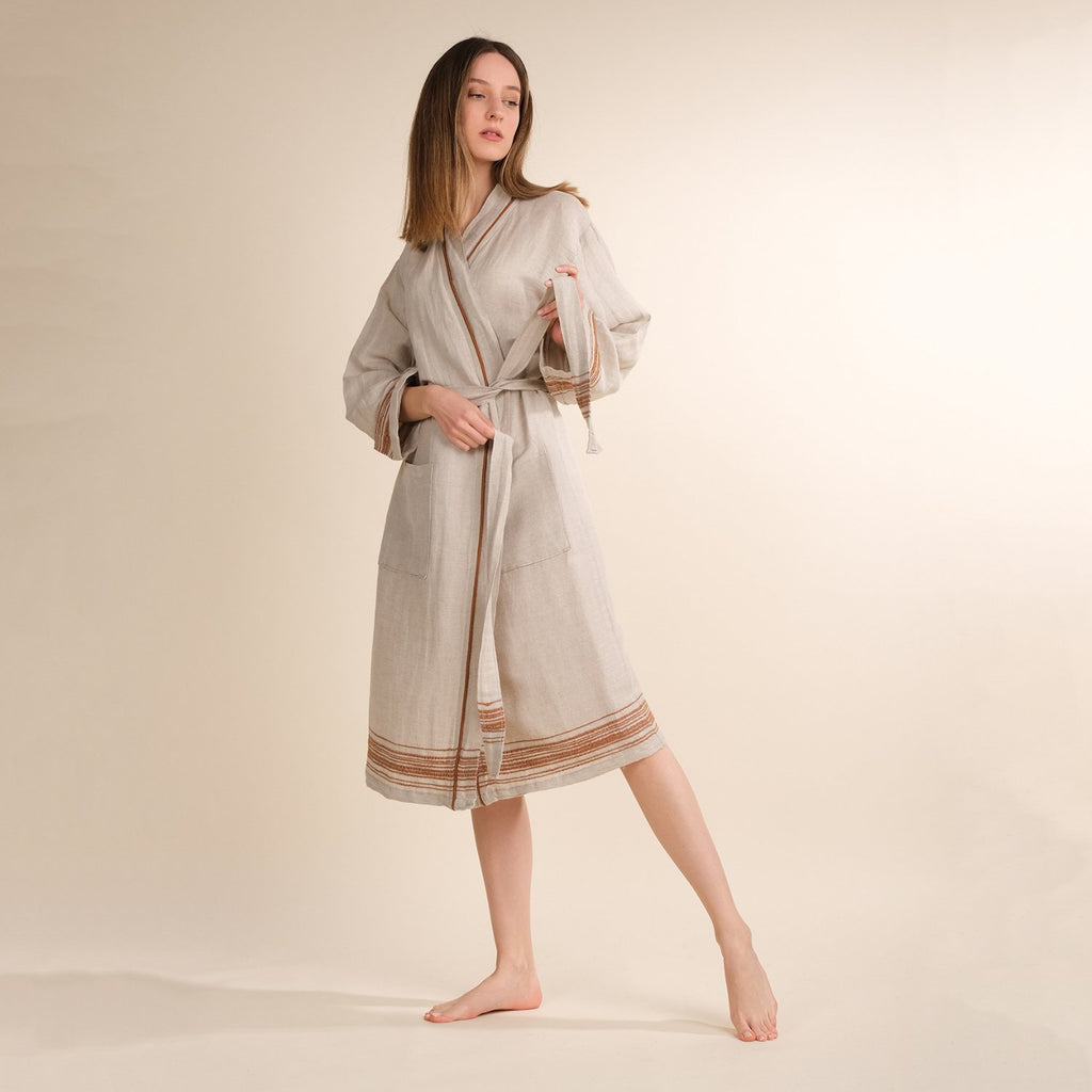 Luks Linen - Ceren Linen Lounge Gowns - Buy Me Once UK