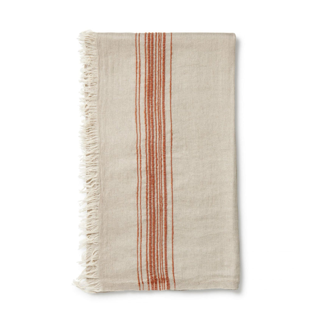 Luks Linen - Ceren Linen Robe & Towel Gift Set, Tobacco - Buy Me Once UK