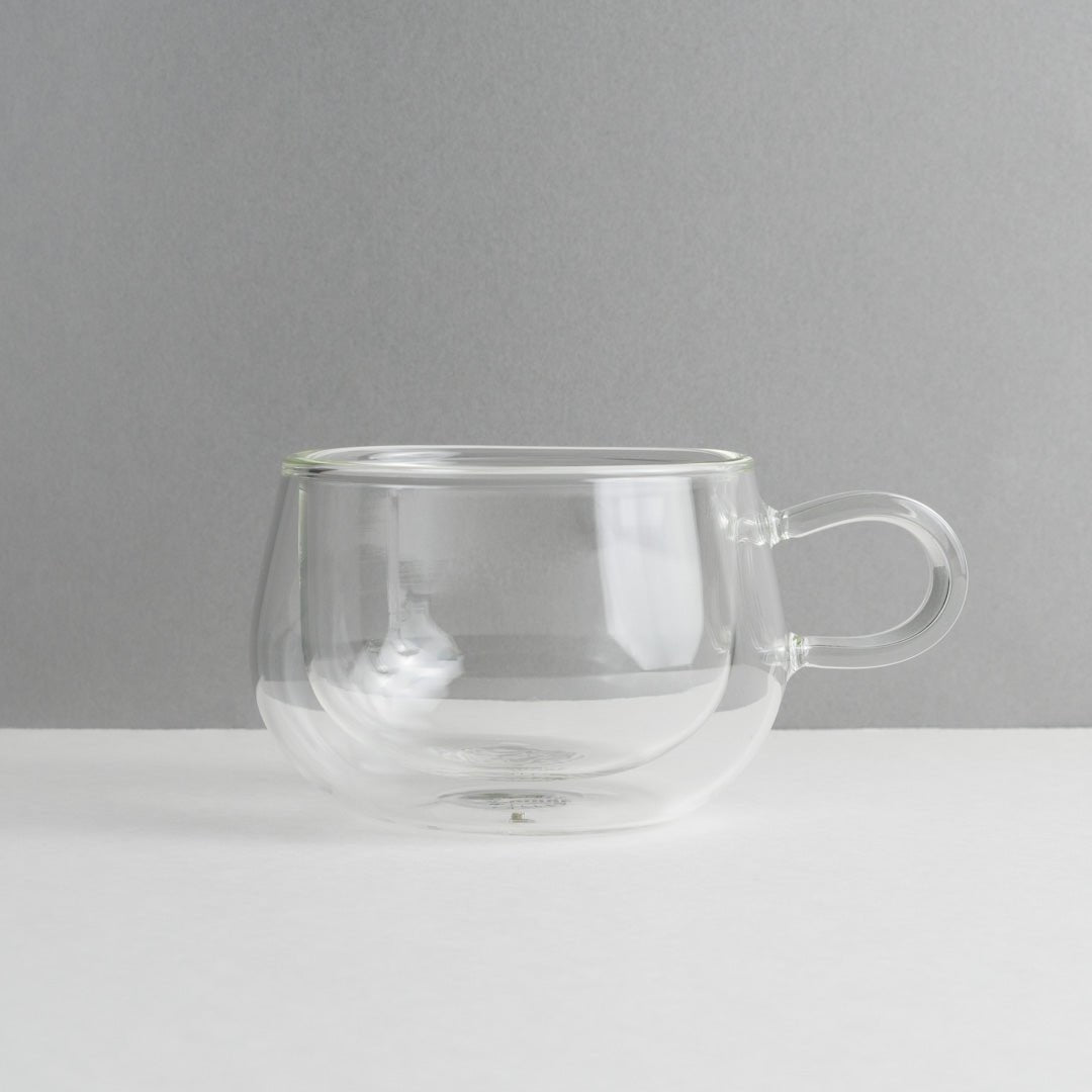 Double Walled Glass Cappuccino Cup, Set of 2