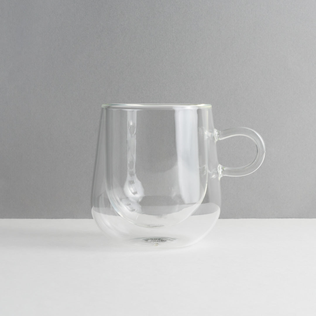 Double Walled Glass Latte Cup Set 2