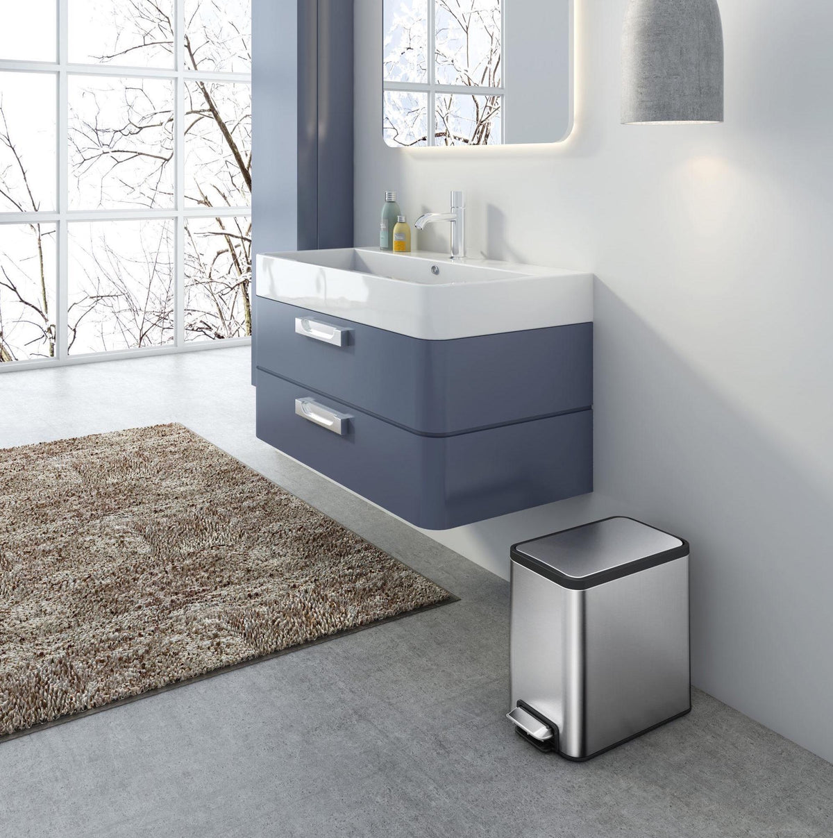 Ecoslim Bathroom Pedal Bin