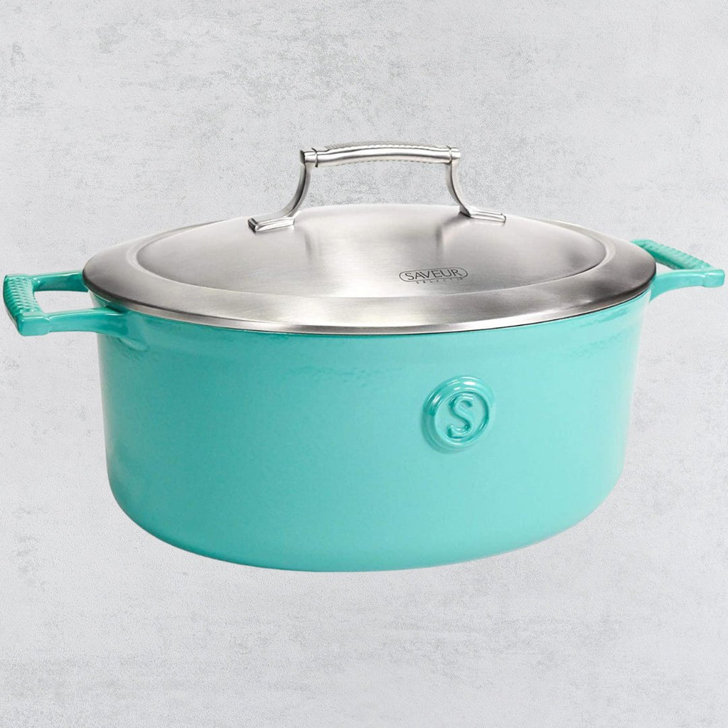 SAVEUR Selects - Enamelled Cast Iron Oval Dutch Oven 5.7L - Buy Me Once UK