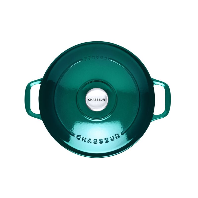 Chasseur - Enamelled Cast Iron Round Dutch Oven, Forest Green - Buy Me Once UK