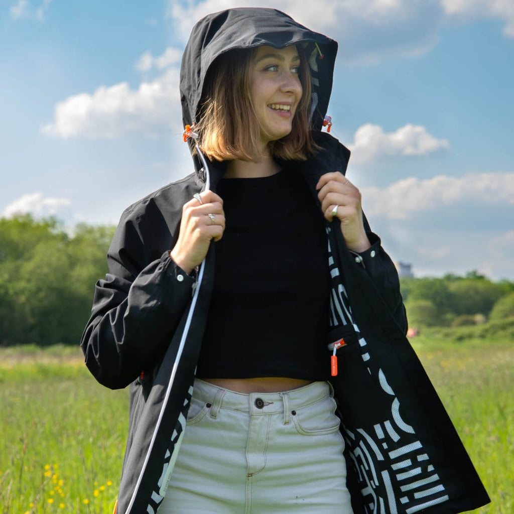 Labo Mono - Go-Go Waterproof Recycled Jacket, Black - Buy Me Once UK