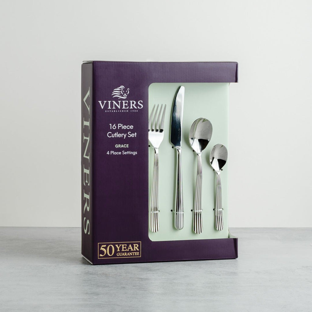 Viners - Grace 16 Piece Cutlery Set - Buy Me Once UK
