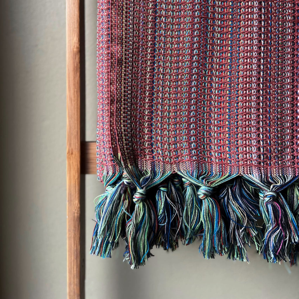 Luks Linen - Hand Loomed Cotton Blanket, Autumn - Buy Me Once UK
