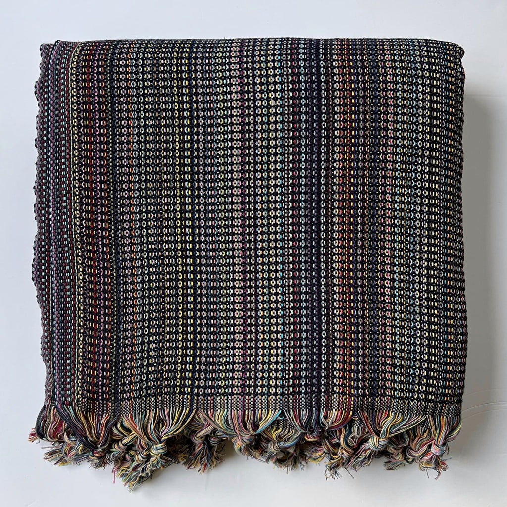 Luks Linen - Hand Loomed Cotton Blanket, Winter - Buy Me Once UK