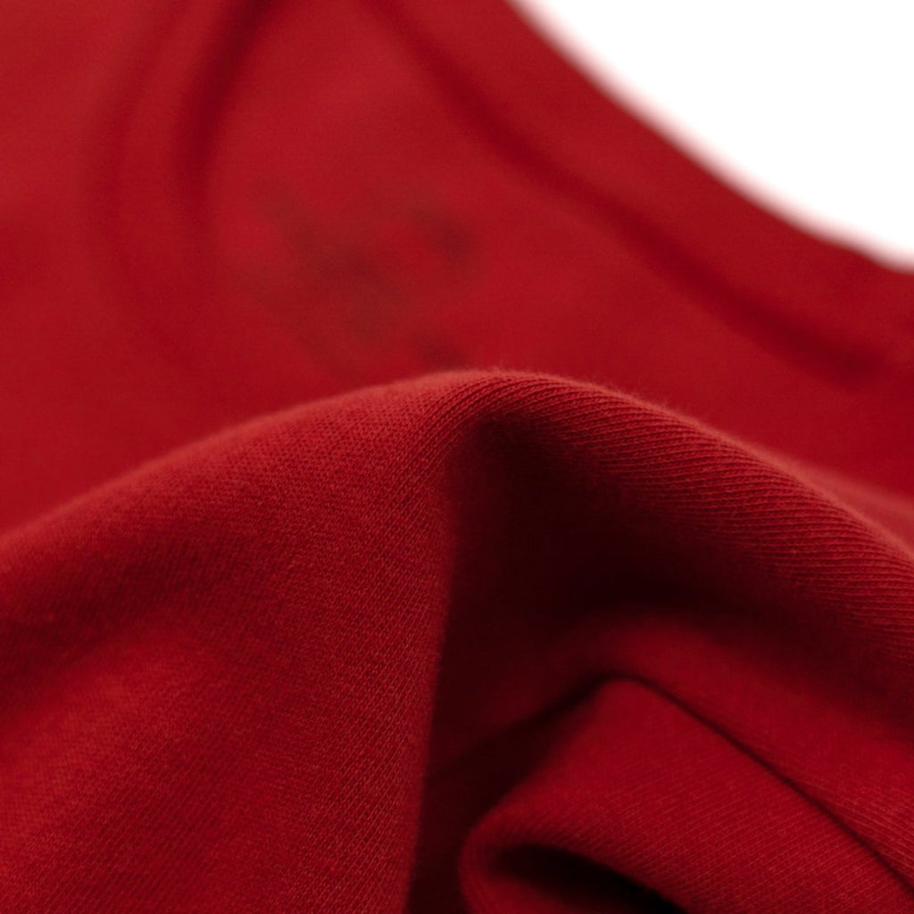 Blackhorse Lane Ateliers - Heavyweight Organic Cotton Long Sleeve T-Shirt, Red - Buy Me Once UK