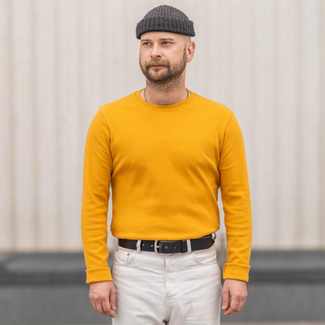 Heavyweight Organic Cotton Long Sleeve T Shirt