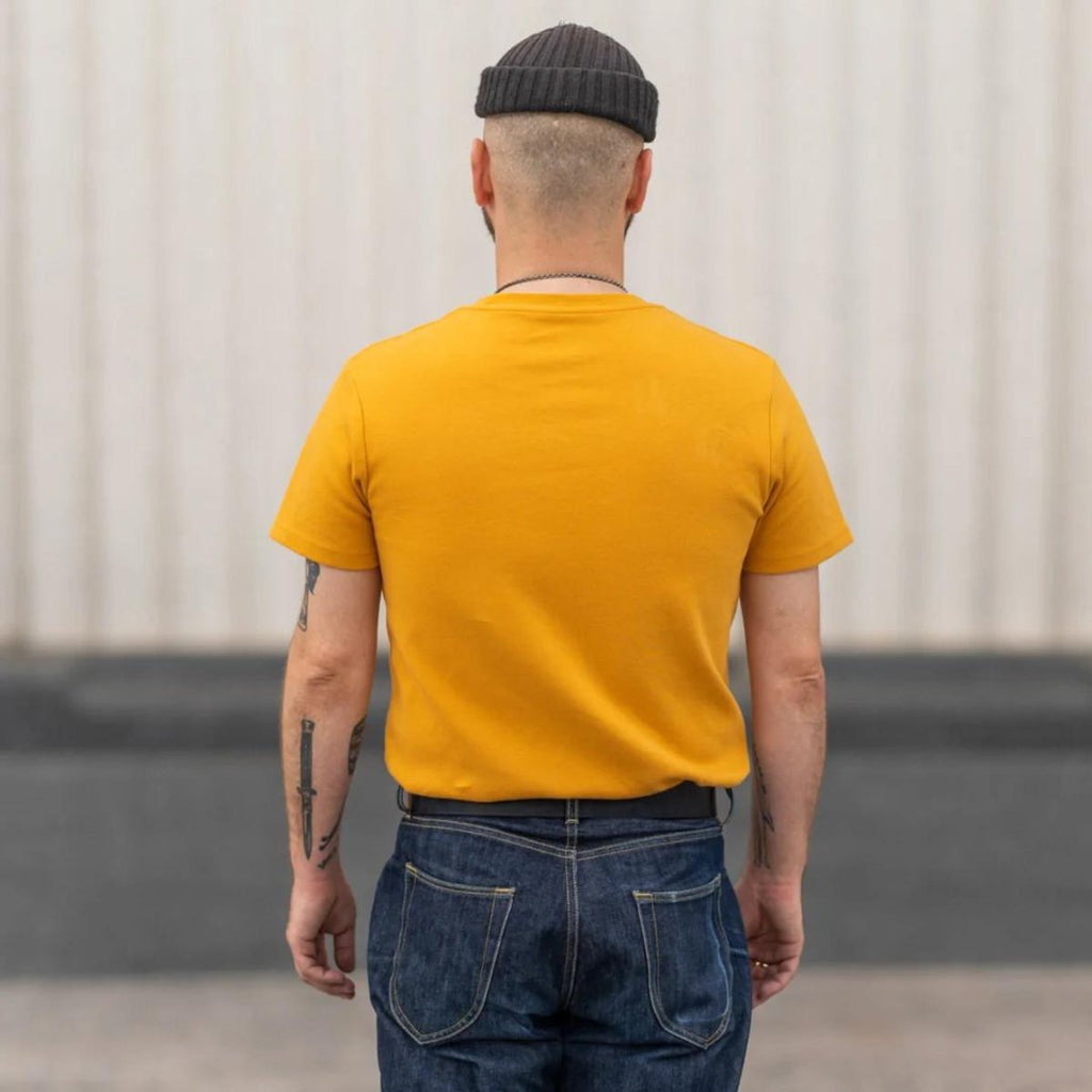 Blackhorse Lane Ateliers - Heavyweight Organic Cotton T-Shirt, Yellow - Buy Me Once UK