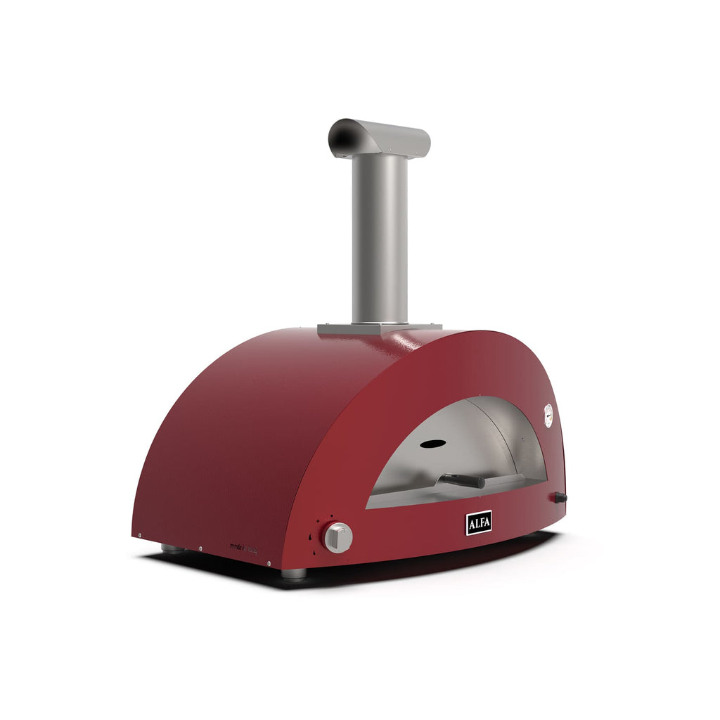 Alfa Forni - Hybrid 3-Pizza Oven Set, Red - Buy Me Once UK