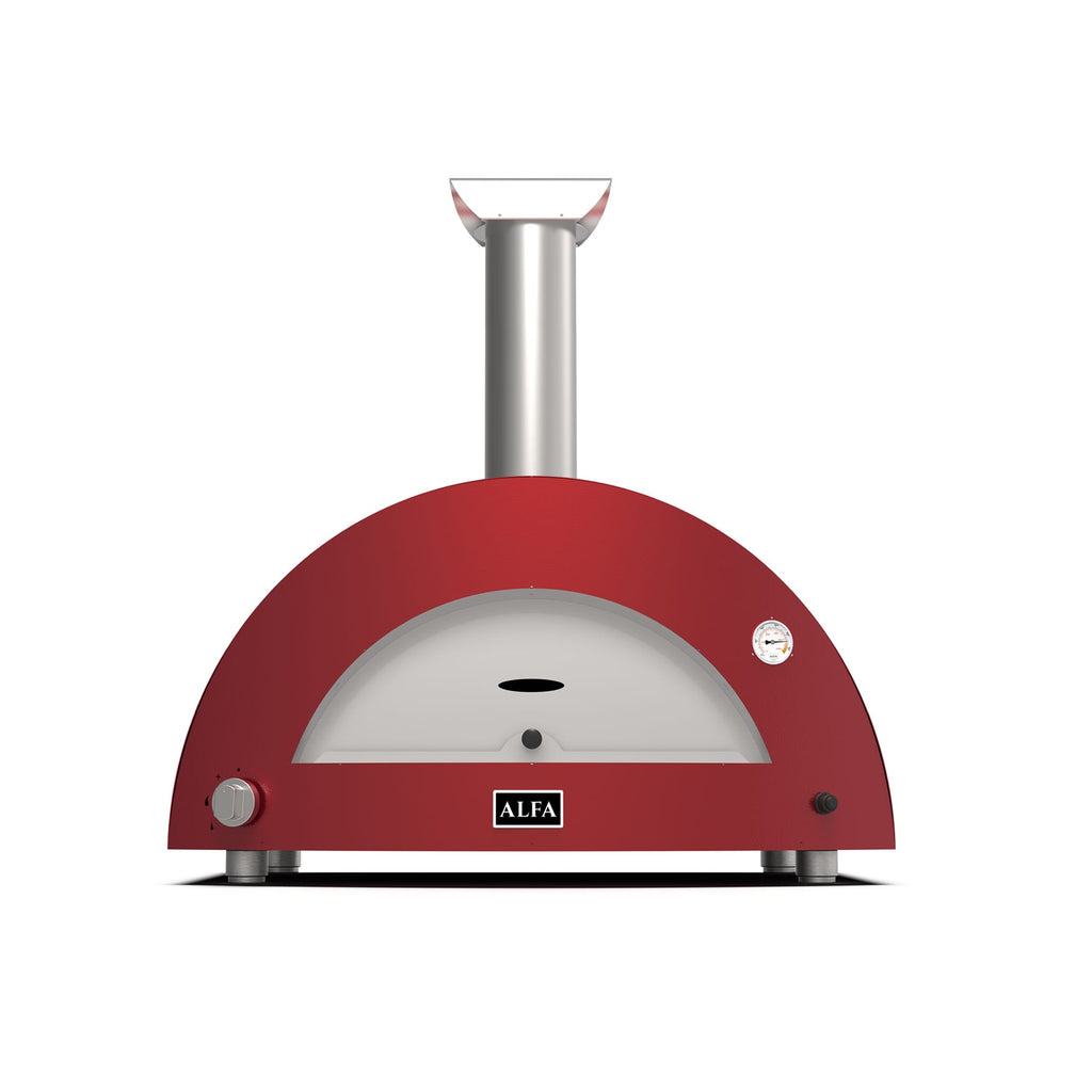 Alfa Forni - Hybrid 3-Pizza Oven Set, Red - Buy Me Once UK