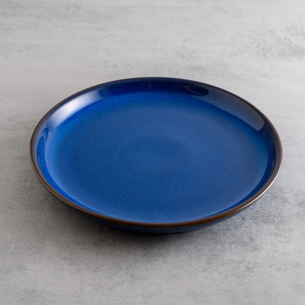 Denby - Imperial Blue Coupe Dinner Plate - Buy Me Once UK