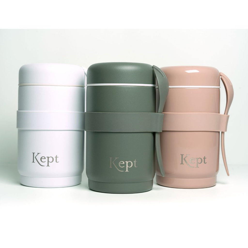 Kept - Insulated Food Flask, Chalk - Buy Me Once UK