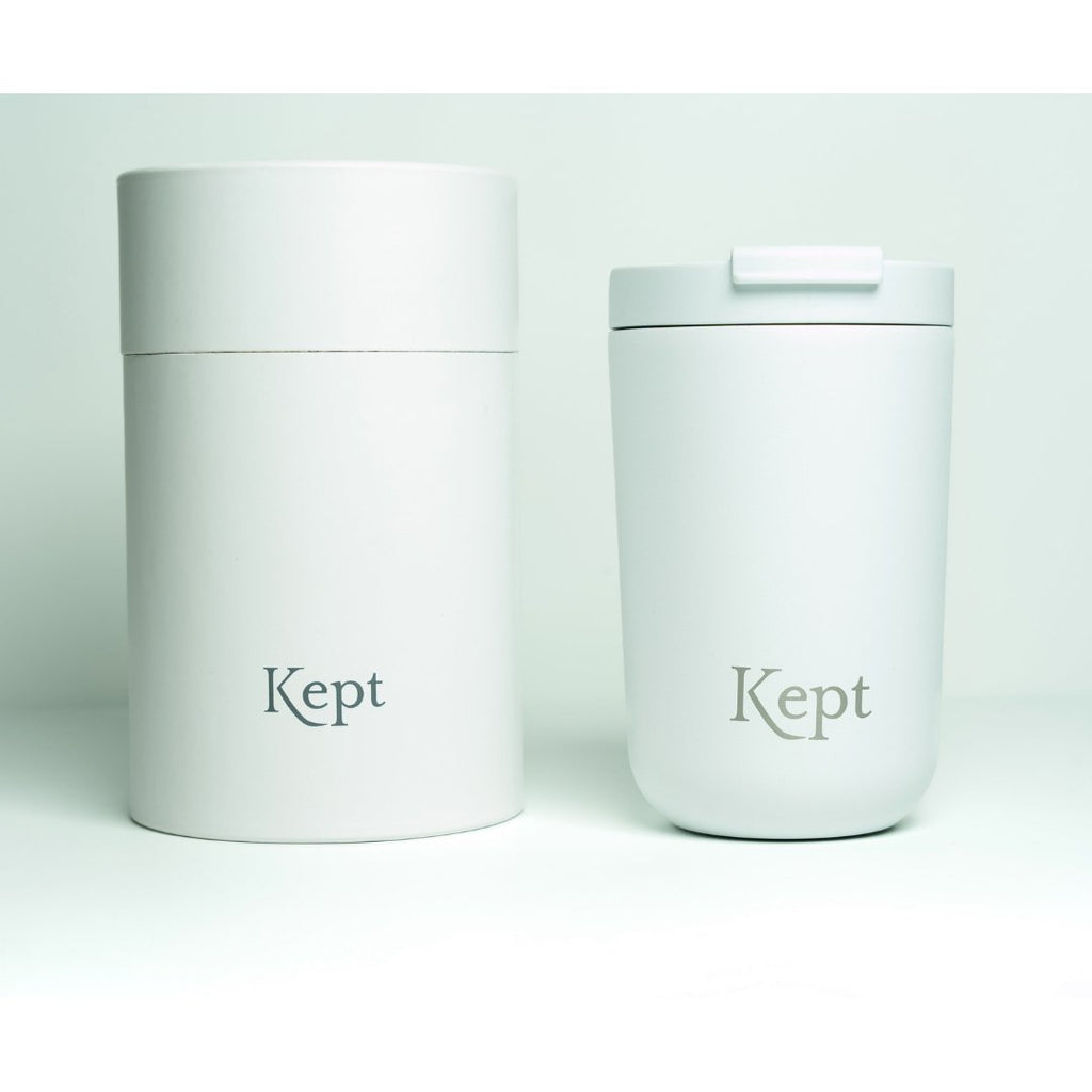 Kept - Insulated Steel Travel Mug, Chalk - Buy Me Once UK
