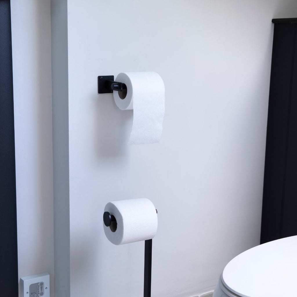 Made by the Forge - Iron Wall-Mounted Toilet Roll Holder - Buy Me Once UK