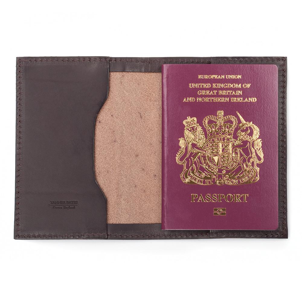 Tanner Bates - Leather Passport Wallet - Buy Me Once UK