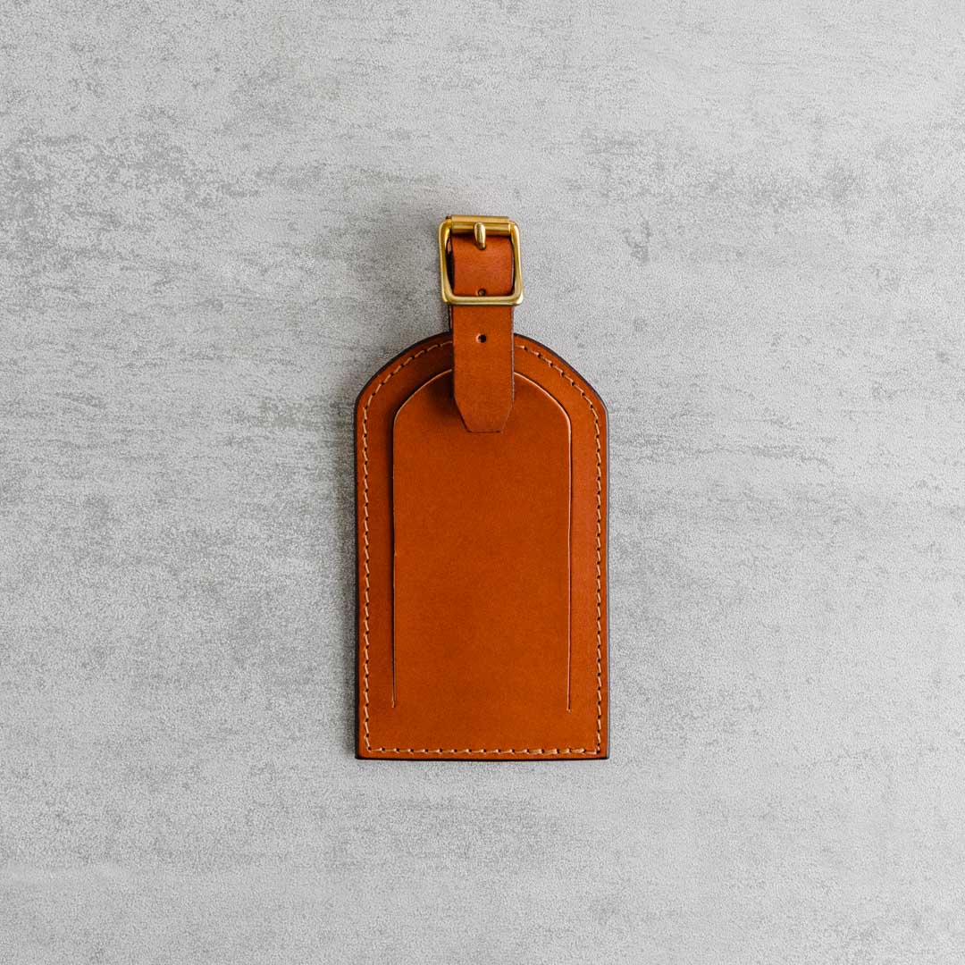 Leather Steamship Luggage Tag