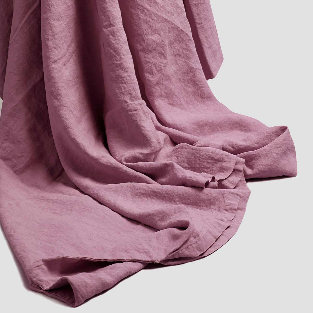 Piglet in Bed - Linen Duvet Cover, Raspberry - Buy Me Once UK