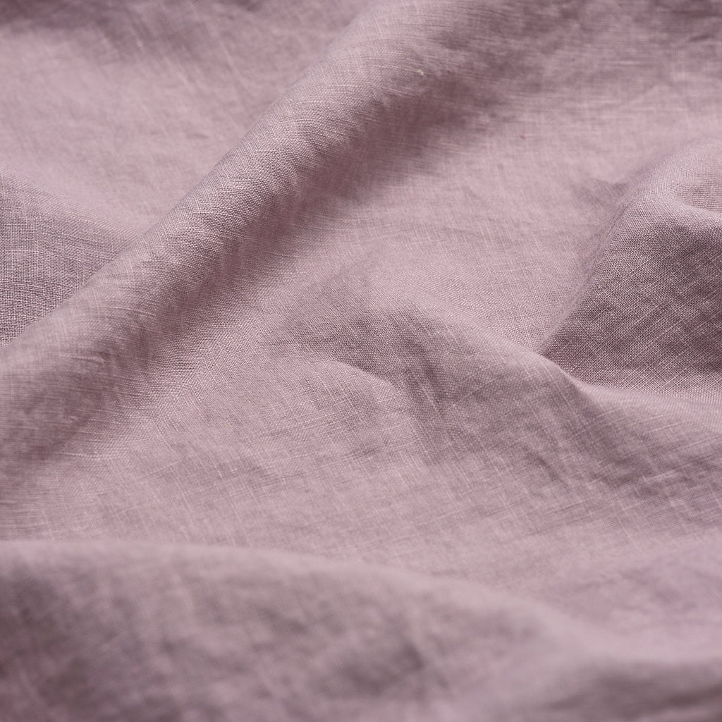 Piglet in Bed - Linen Fitted Sheet, Elderberry - Buy Me Once UK