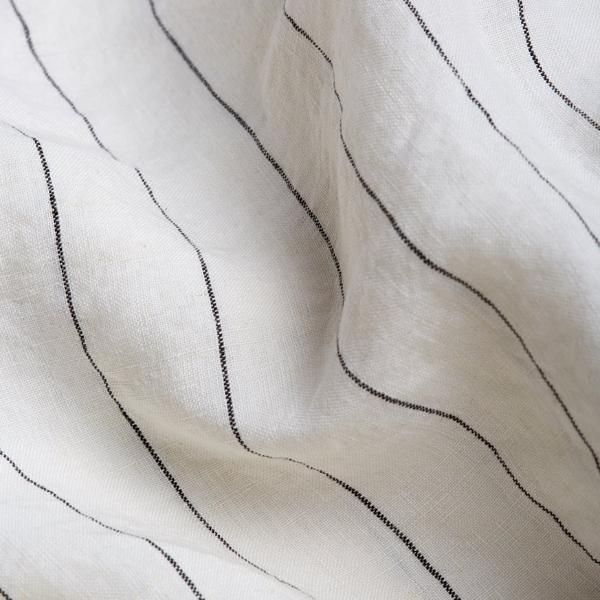 Piglet in Bed - Linen Fitted Sheet, Luna Stripe - Buy Me Once UK