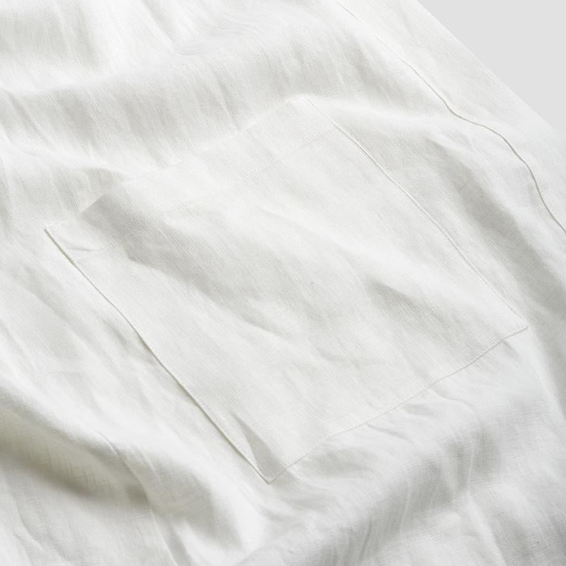 Piglet in Bed - Linen Robe, White - Buy Me Once UK