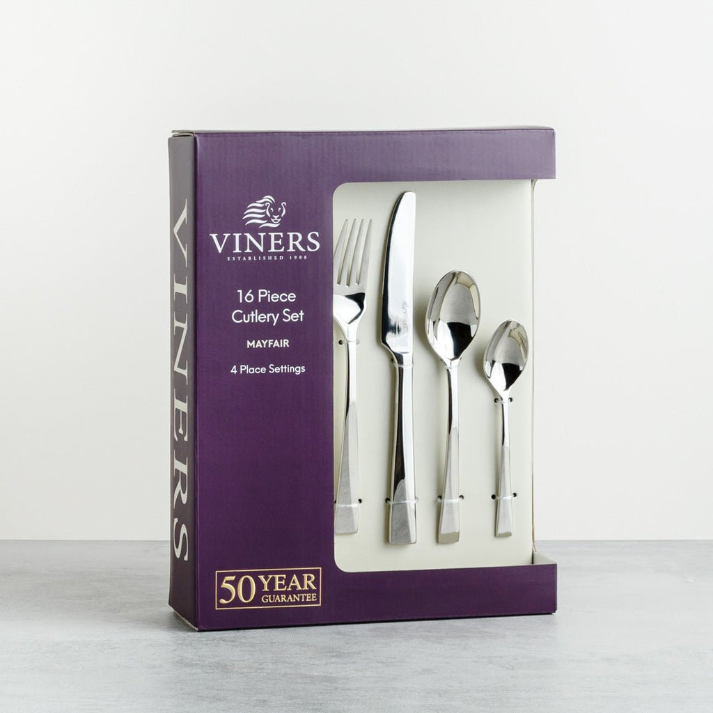 Viners - Mayfair 16 Piece Cutlery Set - Buy Me Once UK