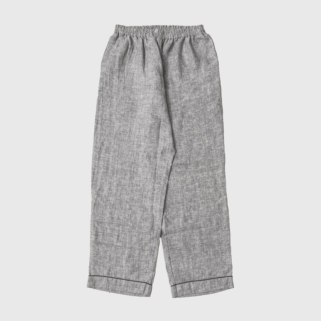 Piglet in Bed - Men's Grey Linen Pyjama Set - Buy Me Once UK