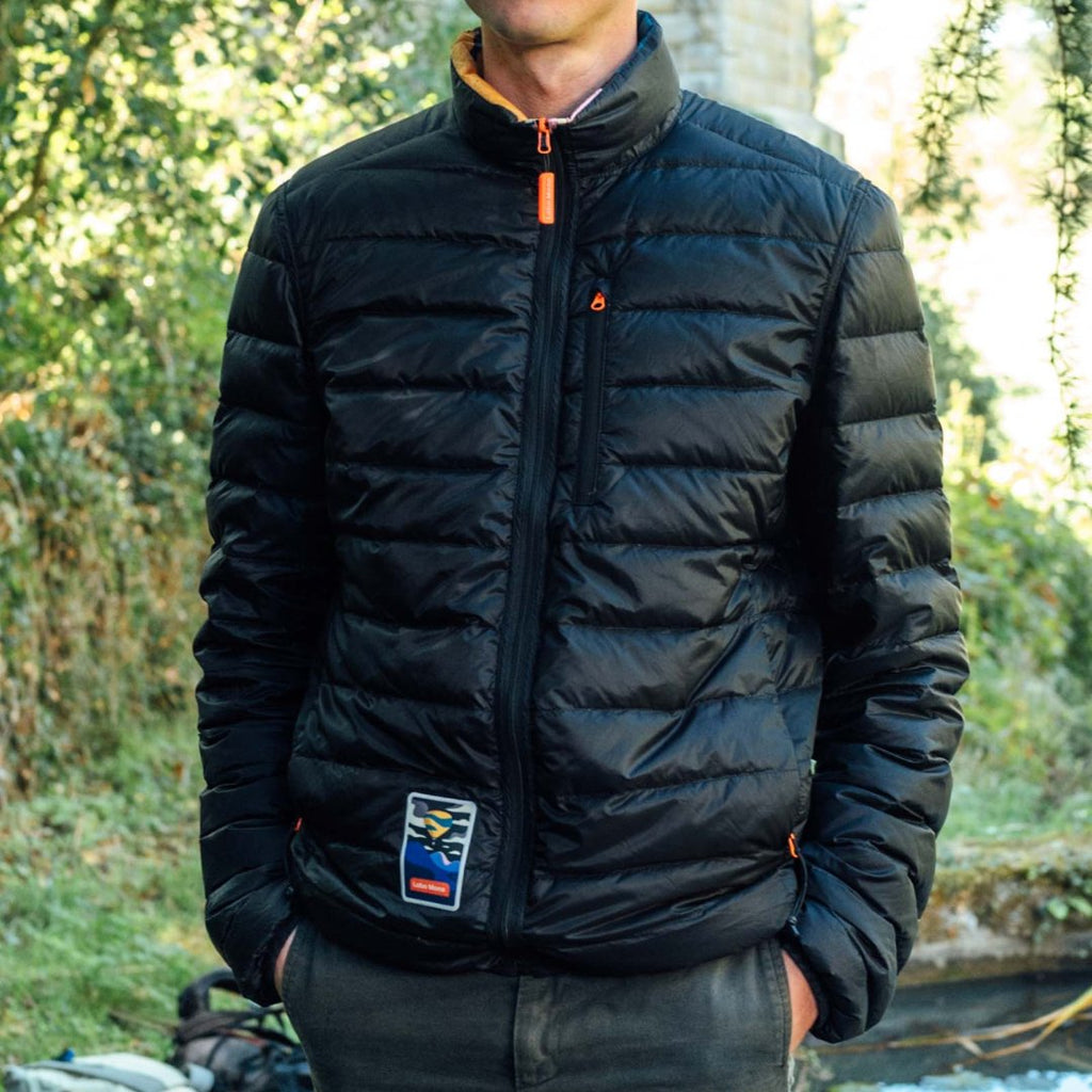 Labo Mono - Men's Recycled Insulated Puffer Jacket, Odyssey & Black - Buy Me Once UK