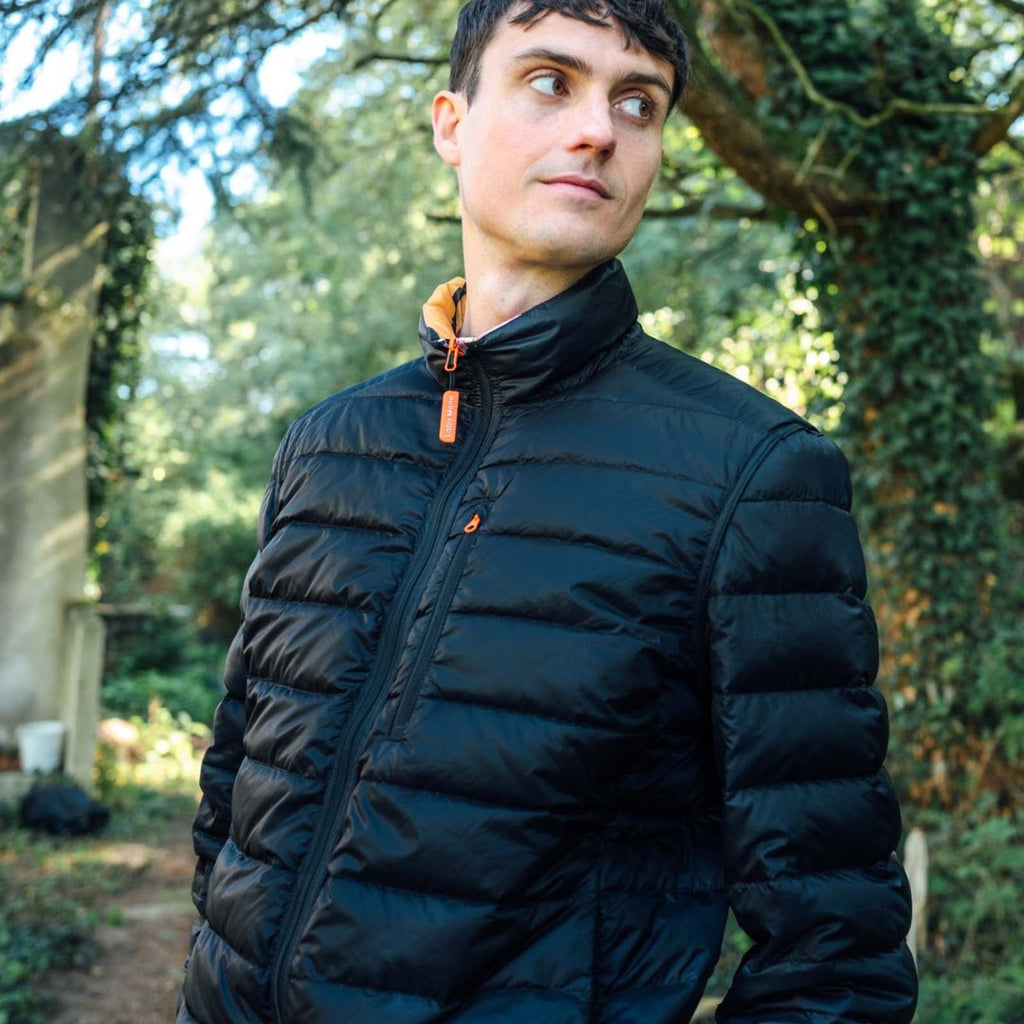 Labo Mono - Men's Recycled Insulated Puffer Jacket, Odyssey & Black - Buy Me Once UK